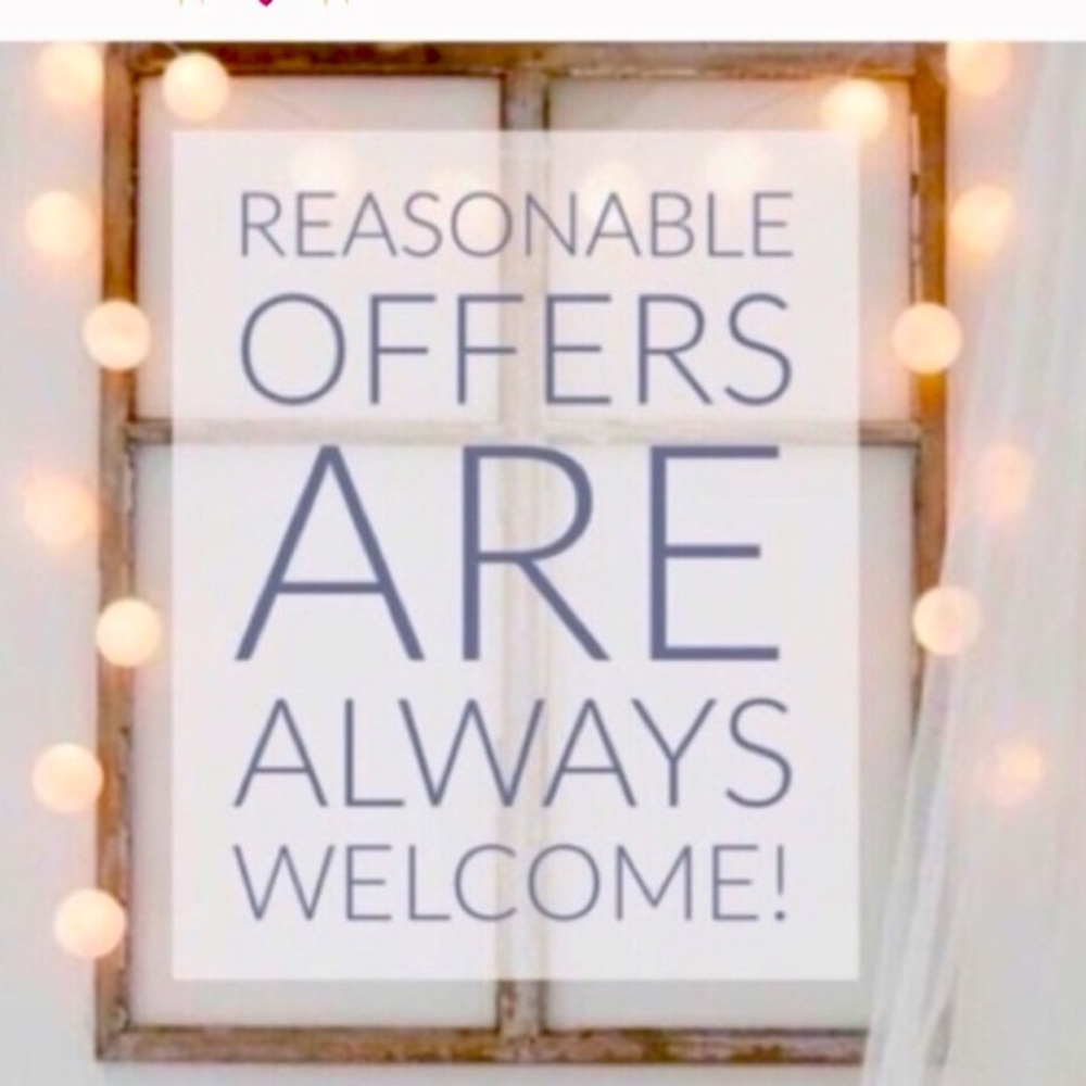 Open to reasonable offers!